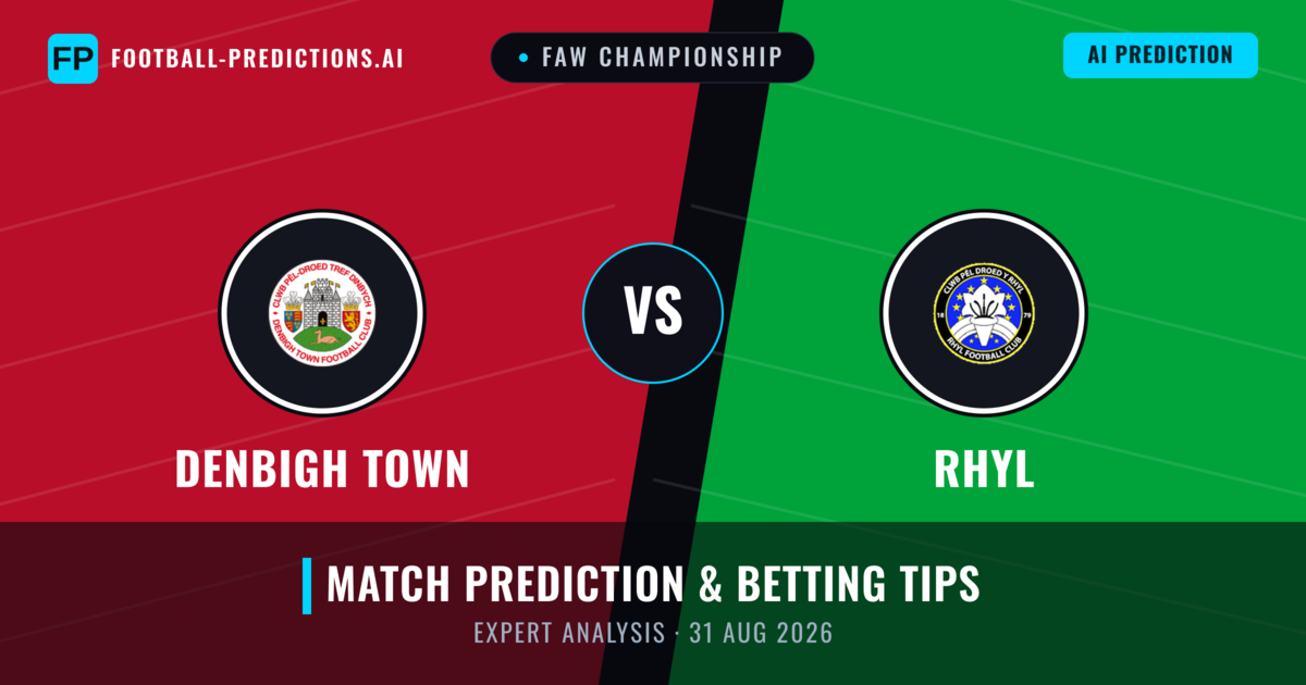 Denbigh Town vs Rhyl — match prediction & preview