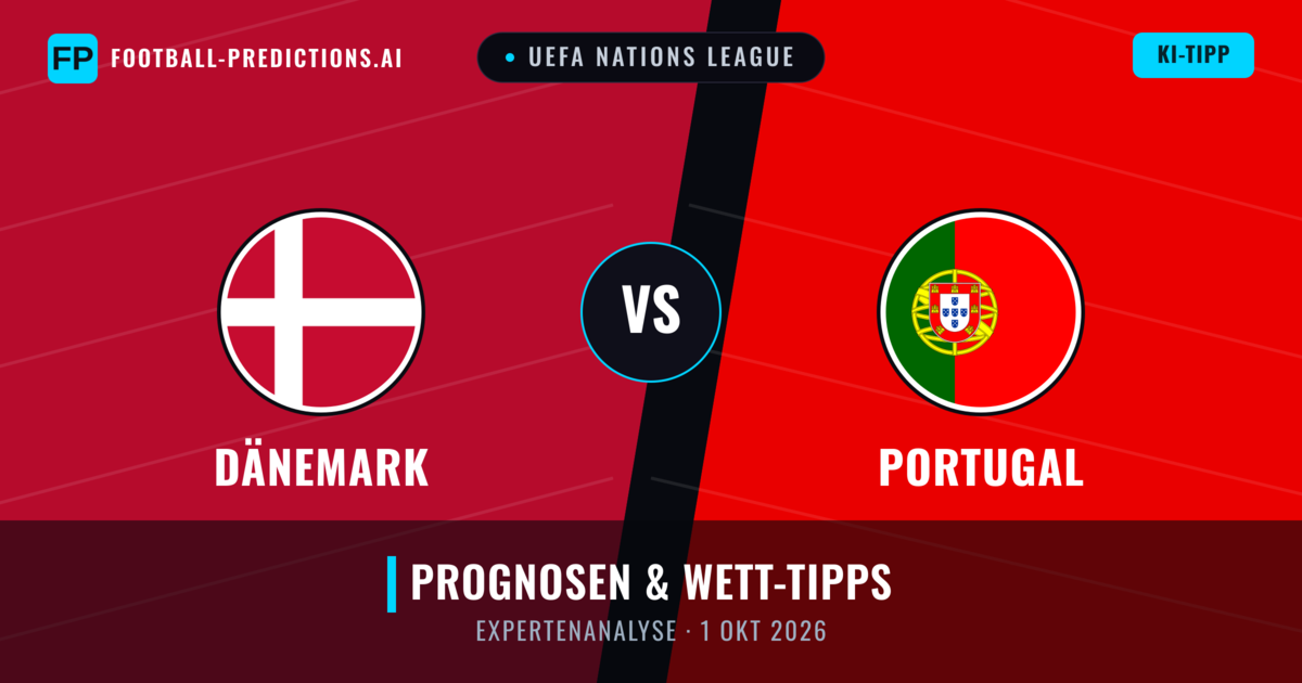 Dänemark vs Portugal — Prognose und Spielvorschau