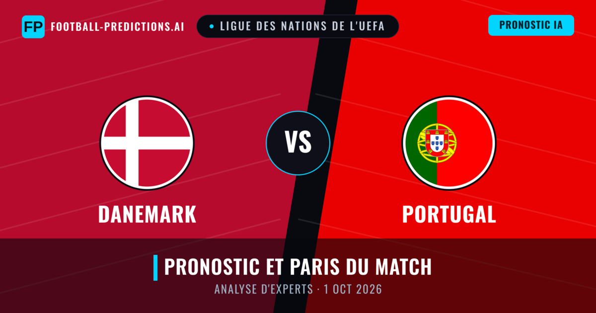 Danemark vs Portugal — pronostic et avant-match