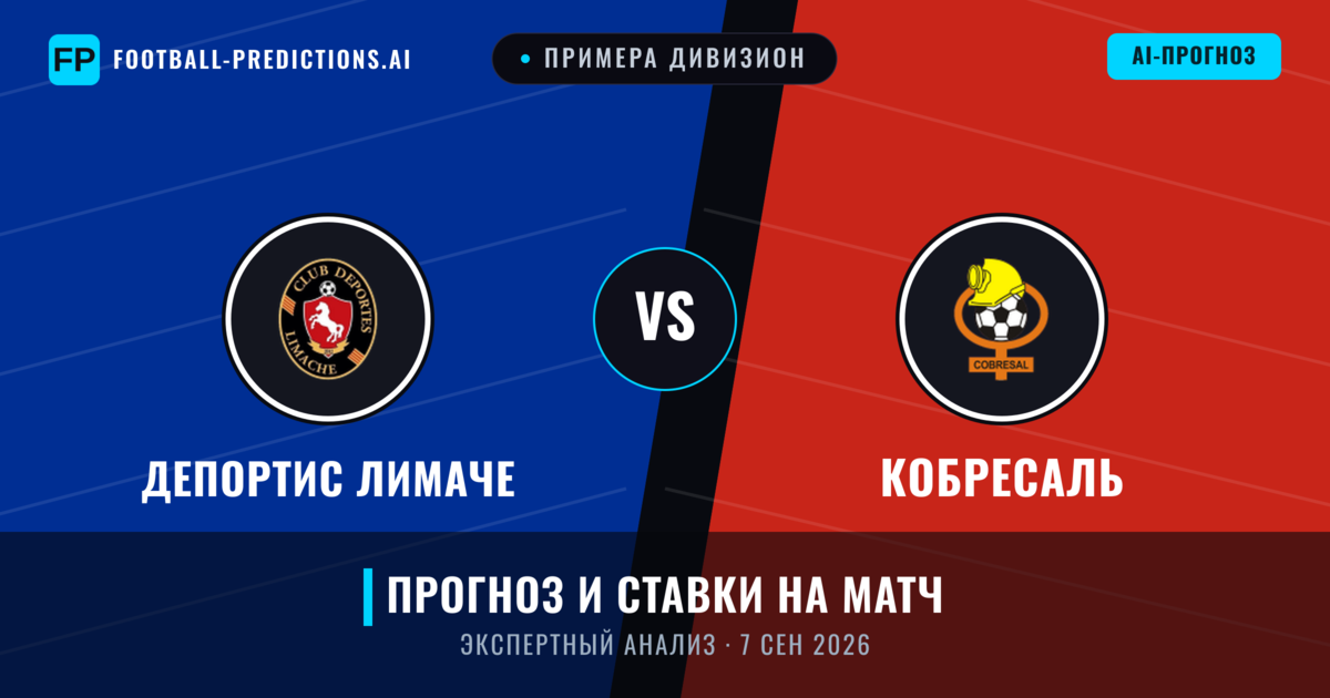 Депортис Лимаче – Кобресаль — прогноз и превью матча