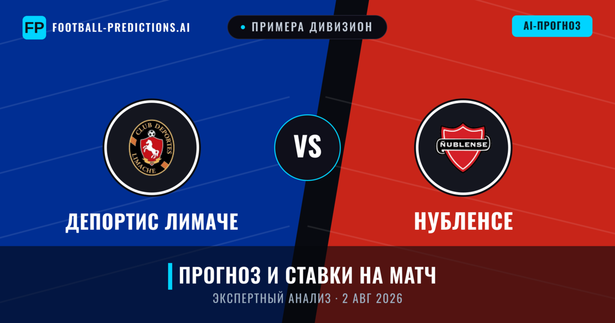Депортис Лимаче – Нубленсе — прогноз и превью матча