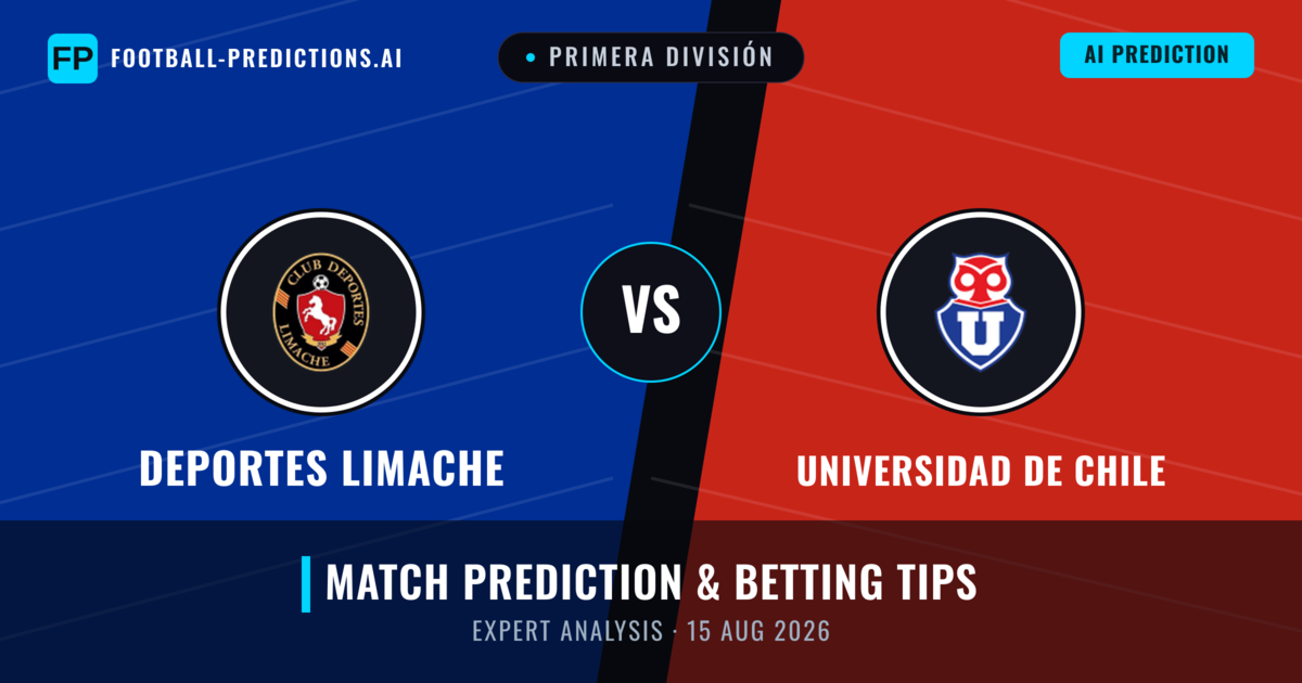 Deportes Limache vs Universidad de Chile — match prediction & preview