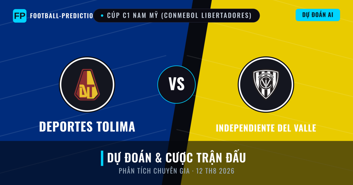 Deportes Tolima vs Independiente del Valle — dự đoán và xem trước trận đấu