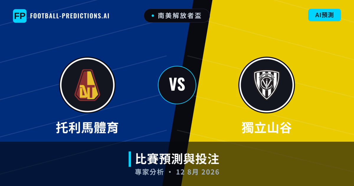 托利馬體育 vs 獨立山谷 — 比赛预测和前瞻