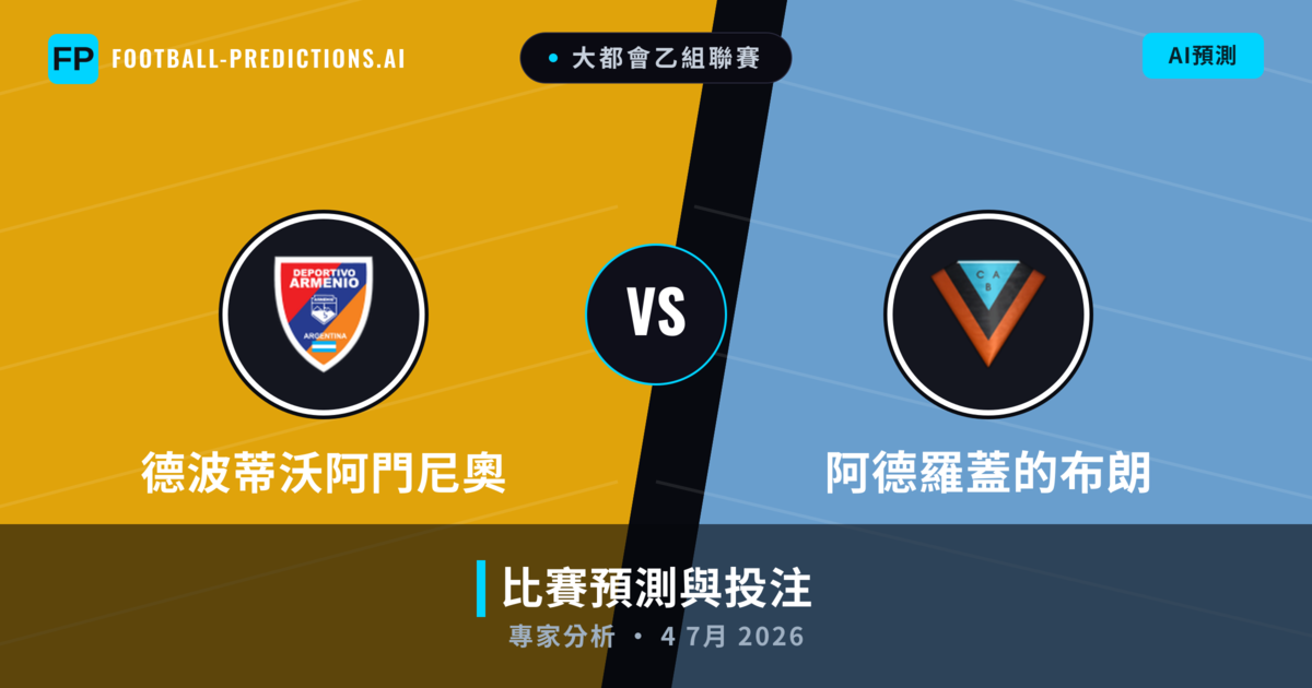 德波蒂沃阿門尼奧 vs 阿德羅蓋的布朗 — 比赛预测和前瞻