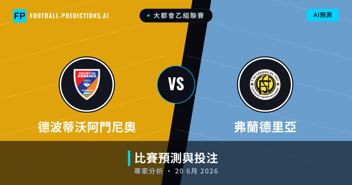 德波蒂沃阿門尼奧 vs 弗蘭德里亞 — 比赛预测和前瞻