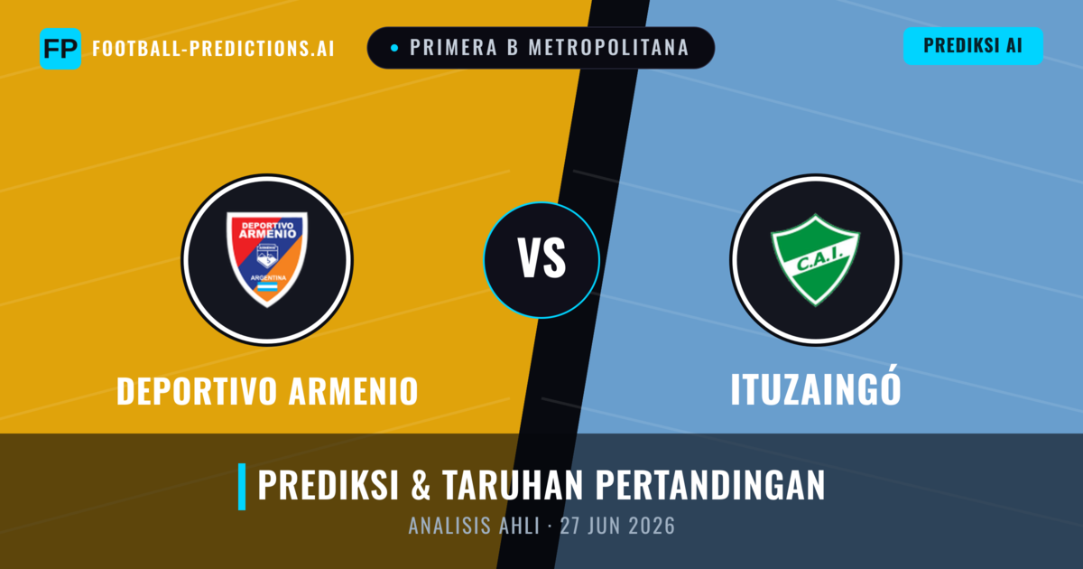 Deportivo Armenio vs Ituzaingó — prediksi dan pratinjau pertandingan