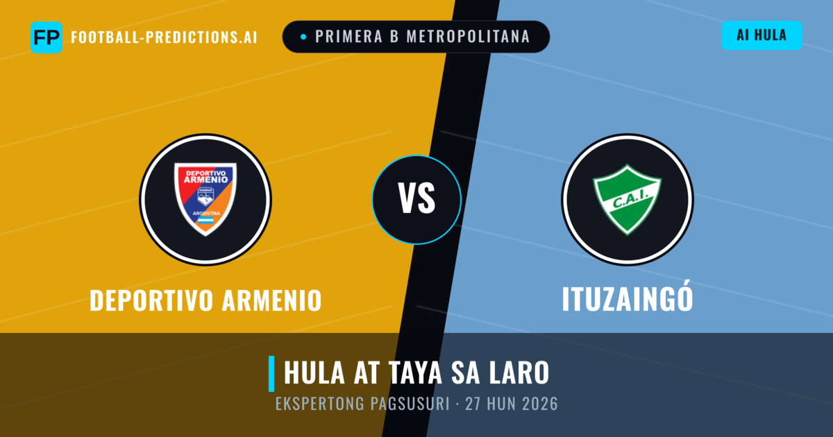 Deportivo Armenio vs Ituzaingó — hula at preview ng laban