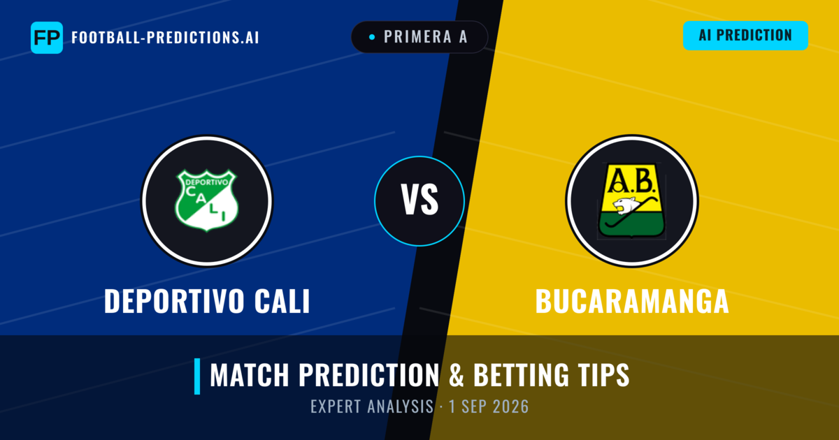 Deportivo Cali vs Bucaramanga — match prediction & preview
