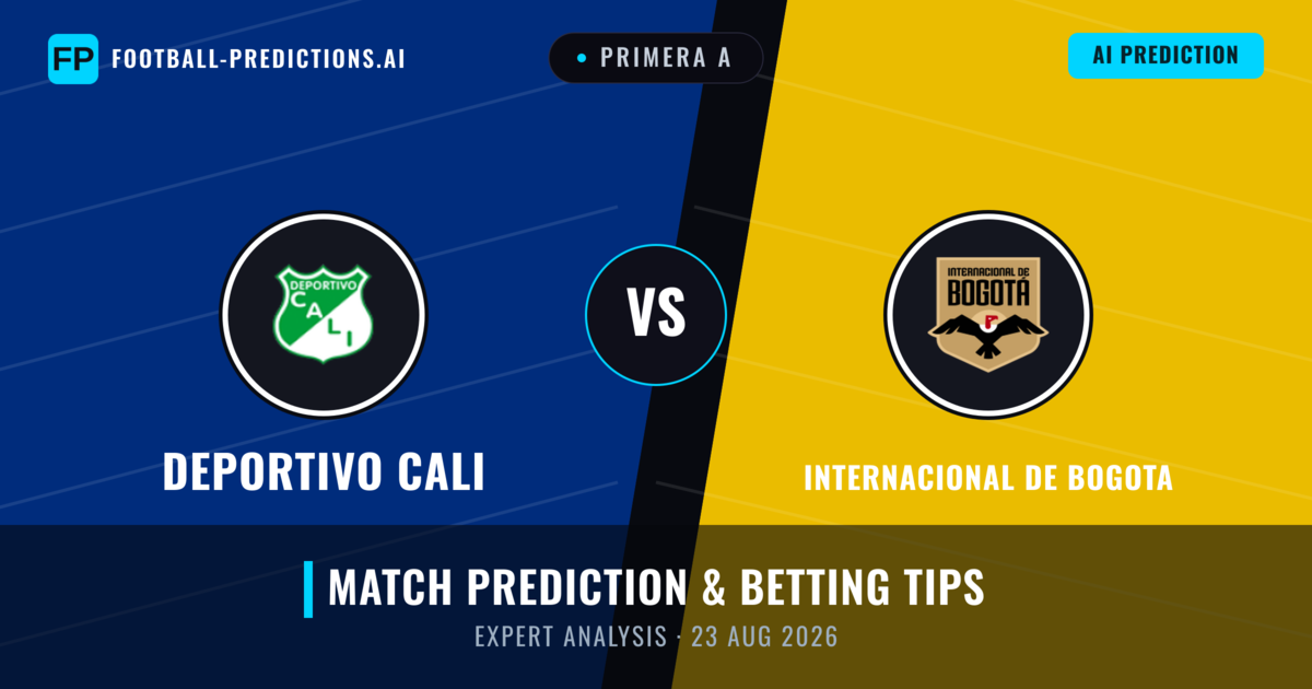 Deportivo Cali vs Internacional de Bogota — match prediction & preview