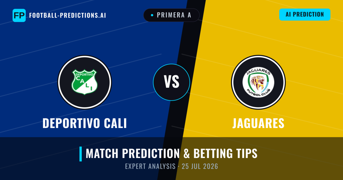 Deportivo Cali vs Jaguares — match prediction & preview