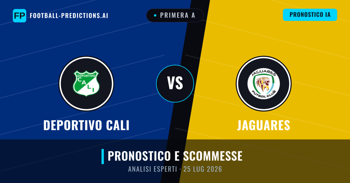 Deportivo Cali vs Jaguares — pronostico e anteprima del match