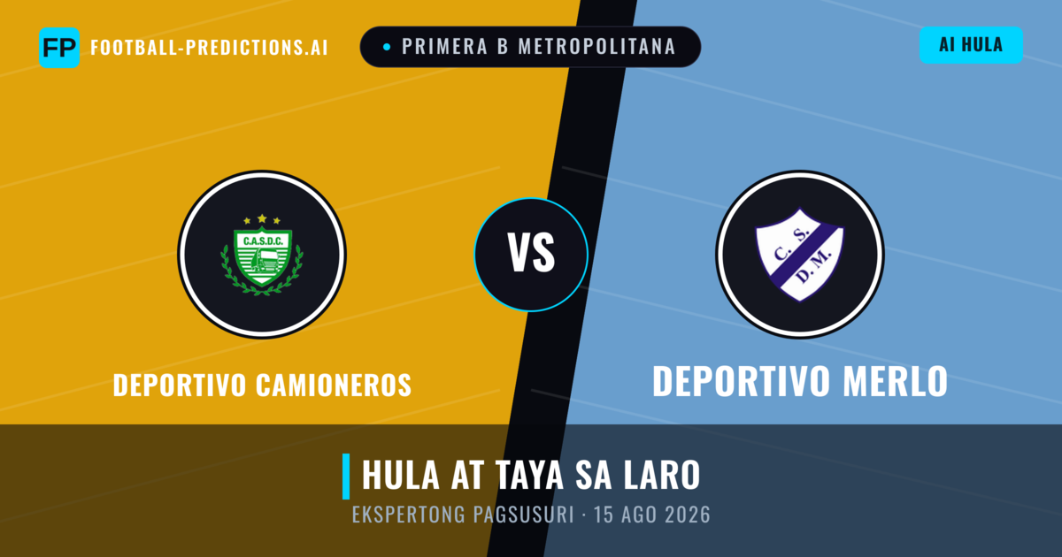 Deportivo Camioneros vs Deportivo Merlo — hula at preview ng laban