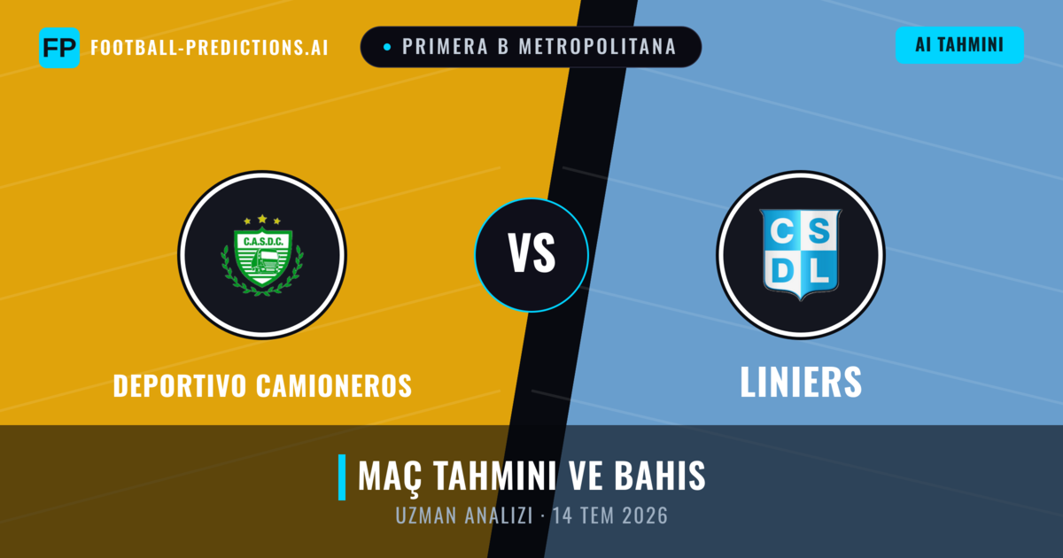 Deportivo Camioneros - Liniers — maç tahmini ve önizleme