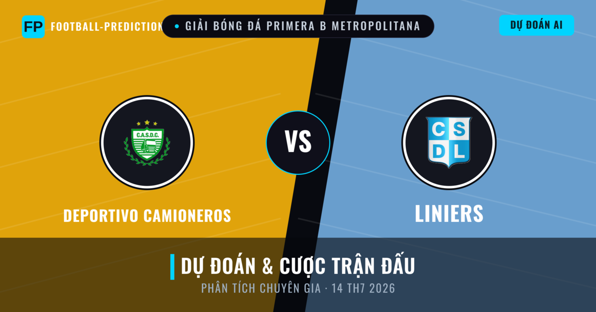 Deportivo Camioneros vs Liniers — dự đoán và xem trước trận đấu