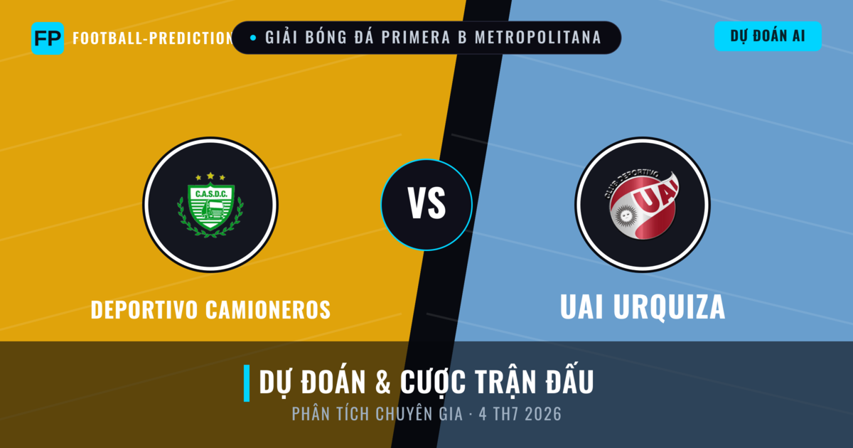 Deportivo Camioneros vs UAI Urquiza — dự đoán và xem trước trận đấu