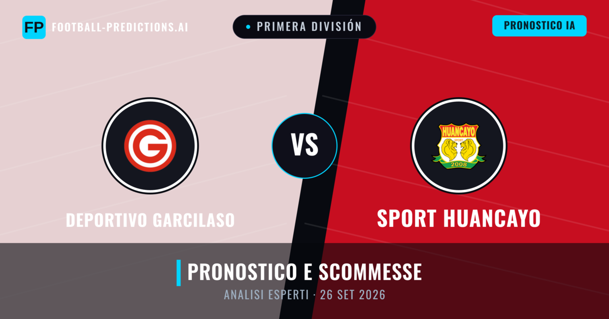 Deportivo Garcilaso vs Sport Huancayo — pronostico e anteprima del match