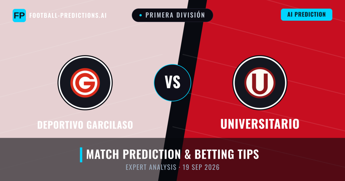 Deportivo Garcilaso vs Universitario — match prediction & preview