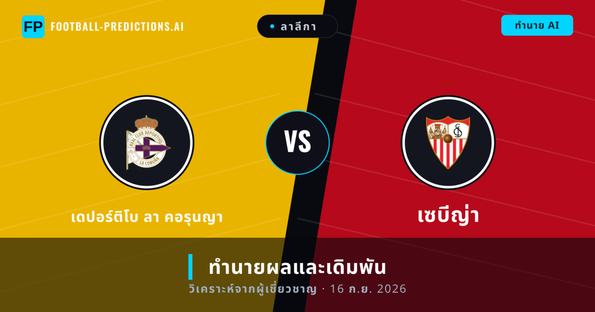 เดปอร์ติโบ ลา คอรุนญา พบ เซบีญ่า — ทำนายผลและพรีวิวการแข่งขัน