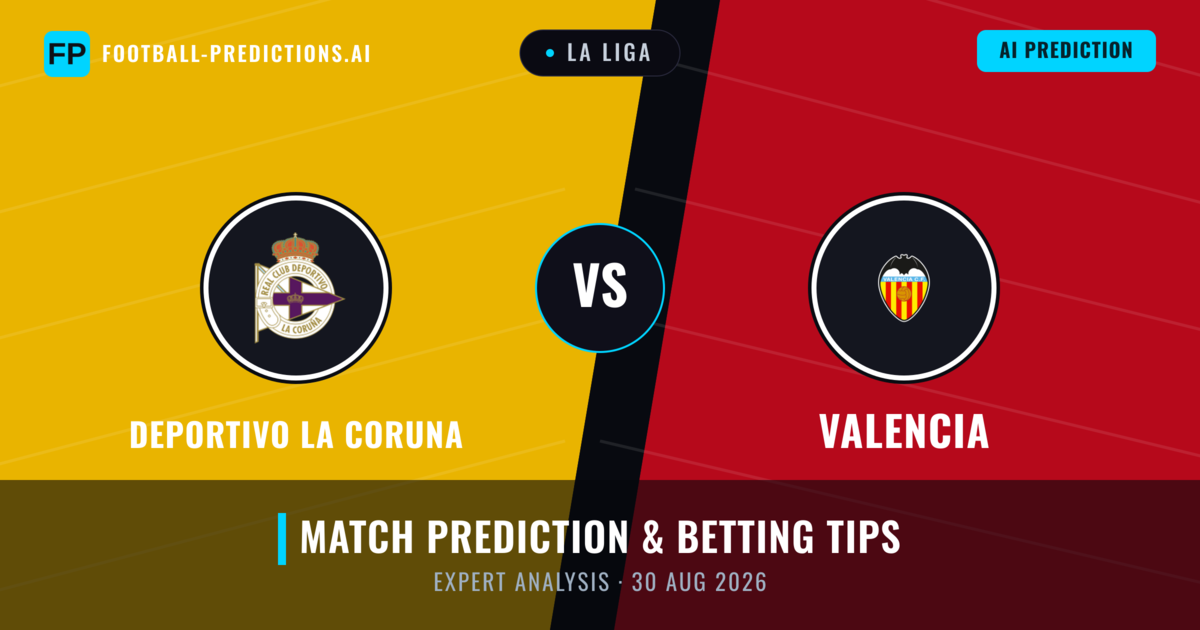 Deportivo La Coruna vs Valencia — match prediction & preview