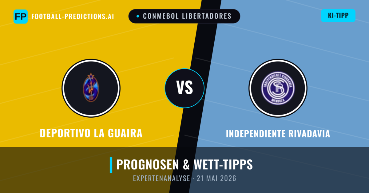 Deportivo La Guaira vs Independiente Rivadavia — Prognose und Spielvorschau