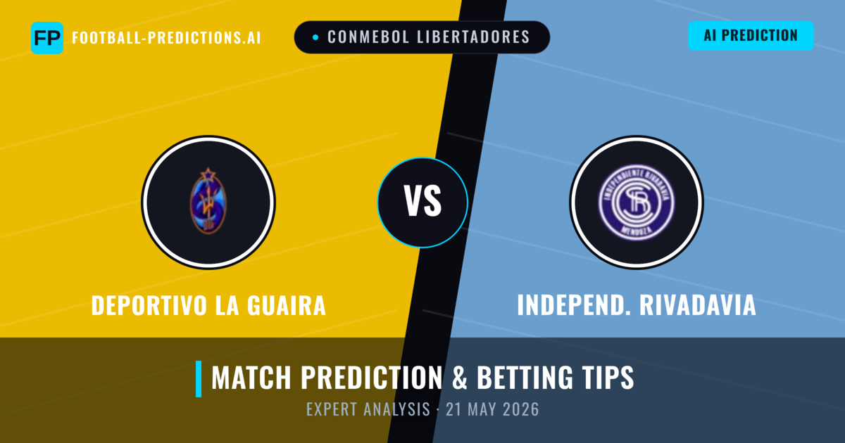 Deportivo La Guaira vs Independ. Rivadavia — match prediction & preview