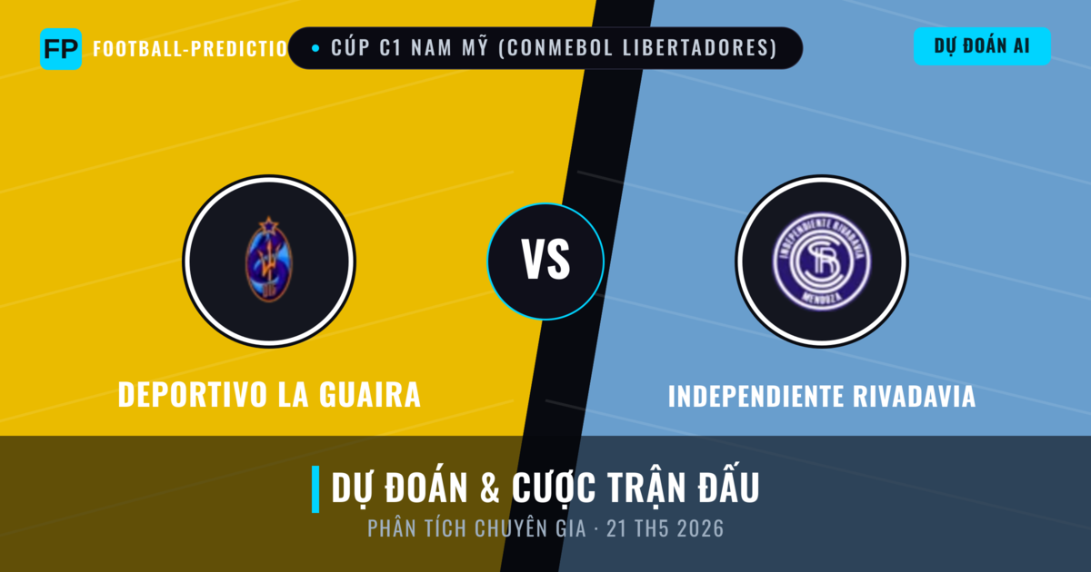 Deportivo La Guaira vs Independiente Rivadavia — dự đoán và xem trước trận đấu