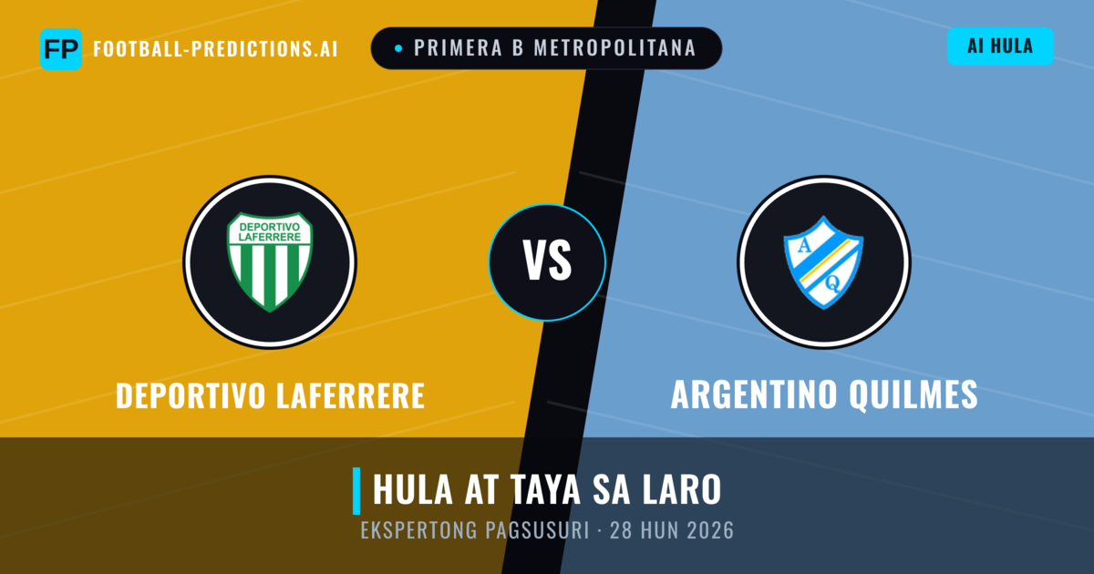 Deportivo Laferrere vs Argentino Quilmes — hula at preview ng laban