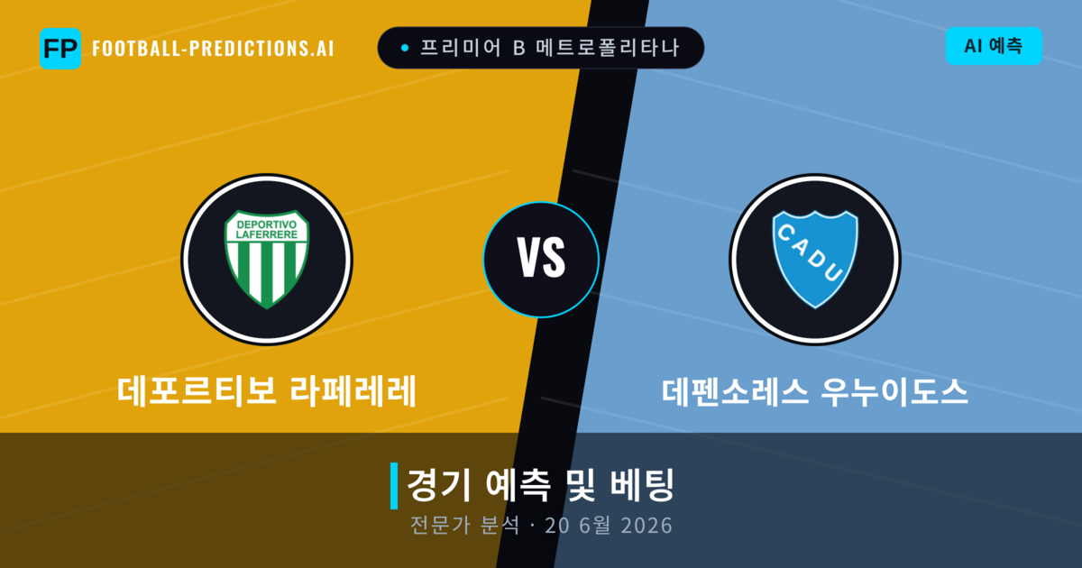 데포르티보 라페레레 대 데펜소레스 우누이도스 — 경기 예측 및 프리뷰