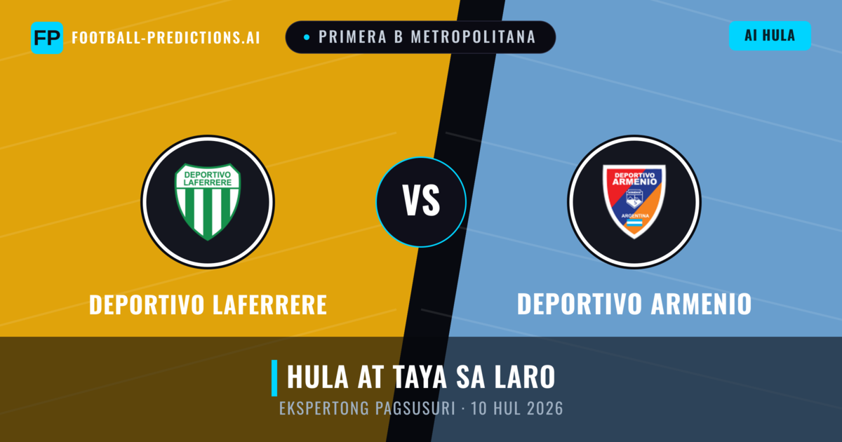 Deportivo Laferrere vs Deportivo Armenio — hula at preview ng laban