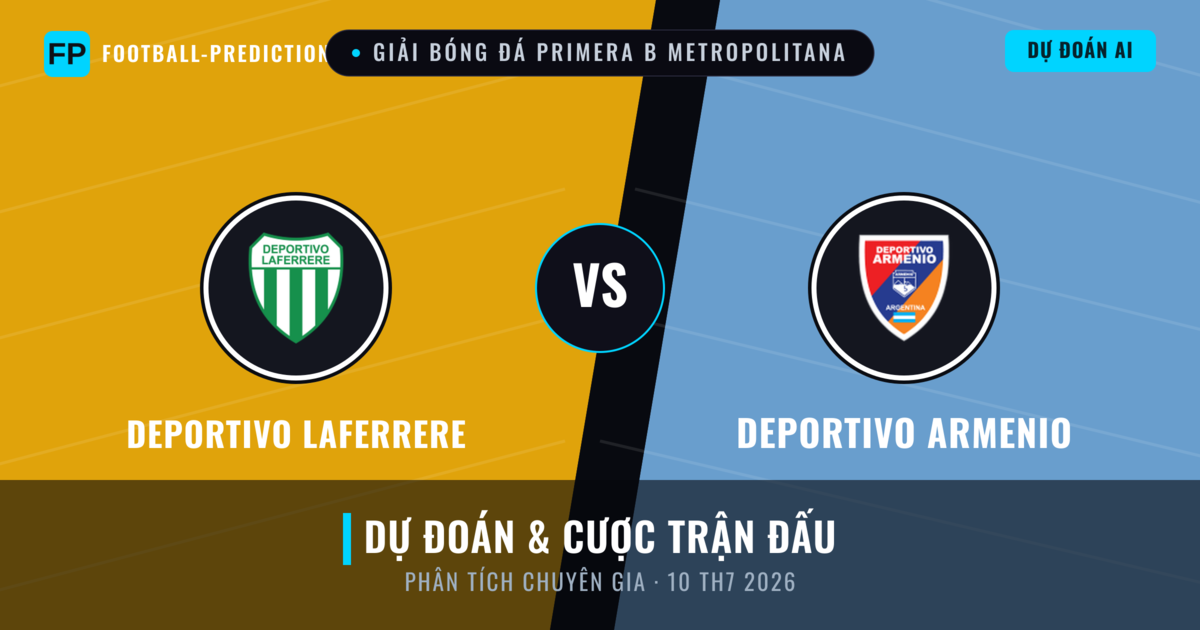 Deportivo Laferrere vs Deportivo Armenio — dự đoán và xem trước trận đấu
