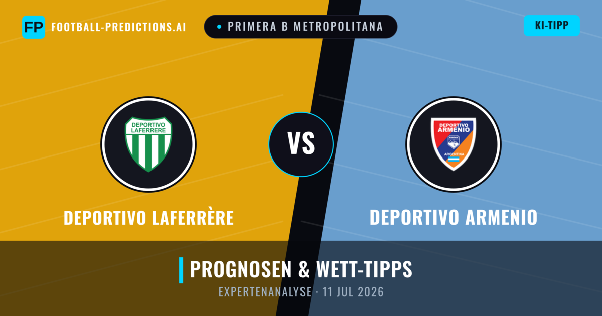 Deportivo Laferrère vs Deportivo Armenio — Prognose und Spielvorschau