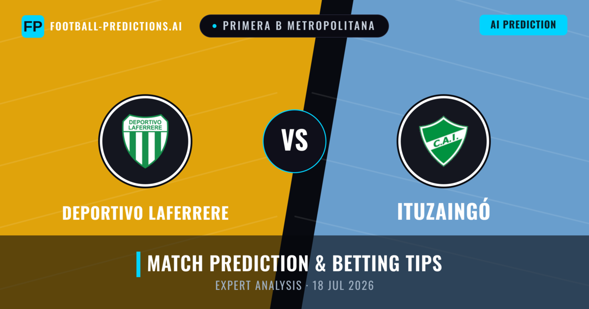 Deportivo Laferrere vs Ituzaingó — match prediction & preview