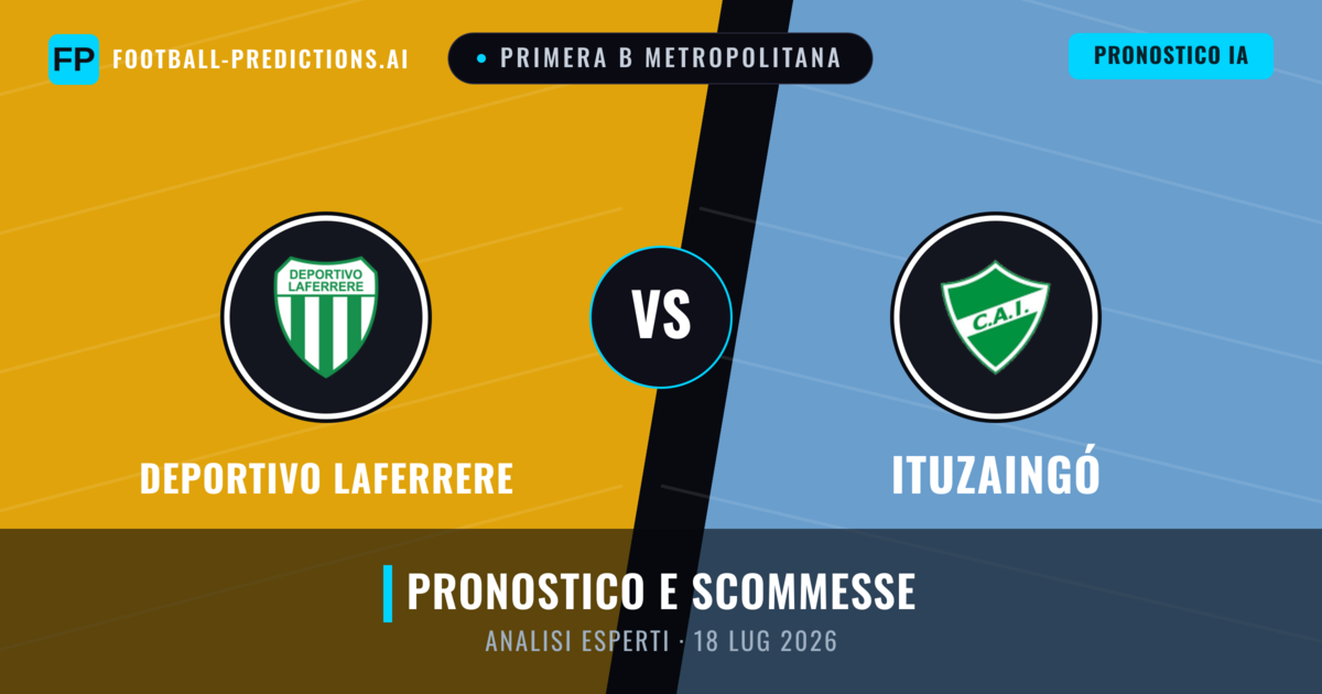 Deportivo Laferrere vs Ituzaingó — pronostico e anteprima del match