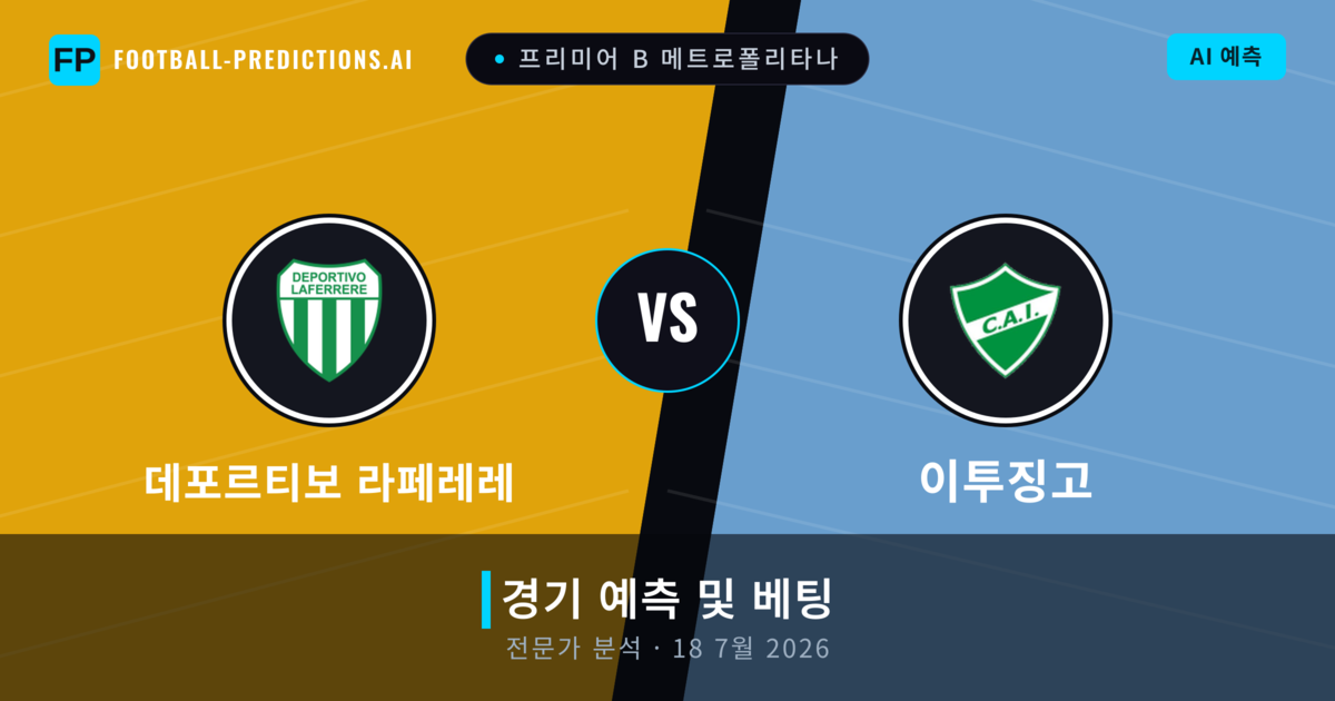 데포르티보 라페레레 대 이투징고 — 경기 예측 및 프리뷰