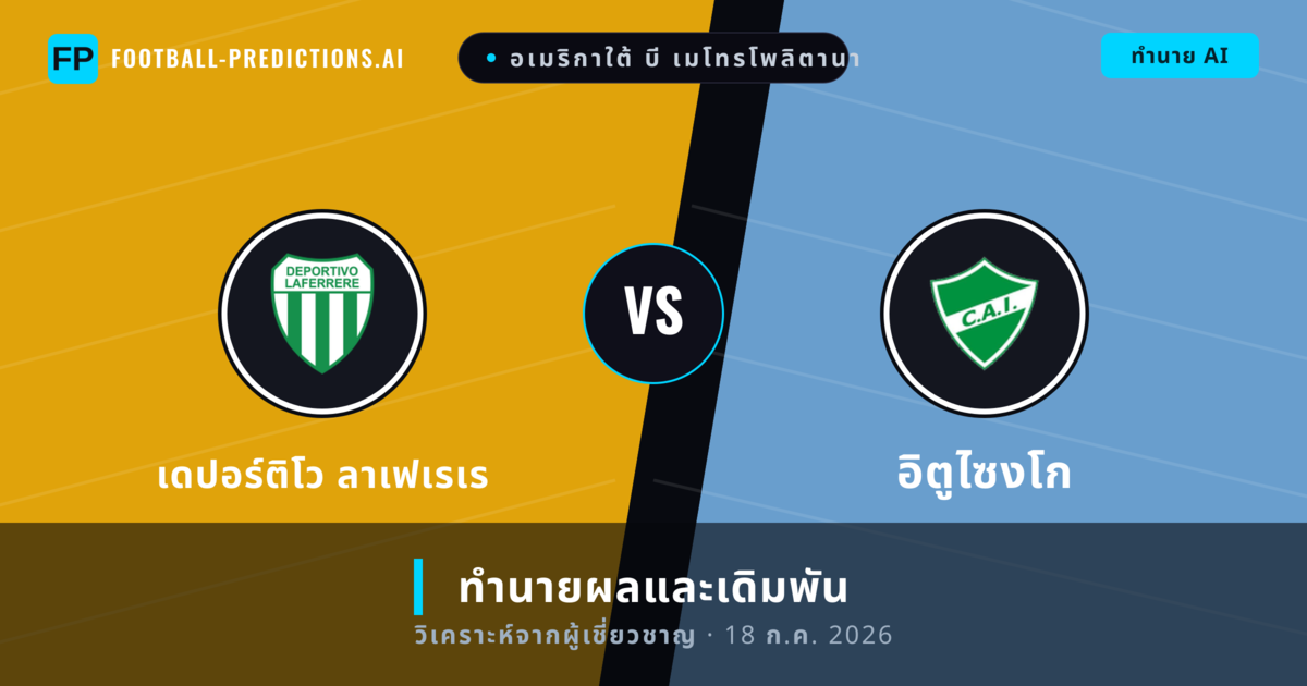 เดปอร์ติโว ลาเฟเรเร พบ อิตูไซงโก — ทำนายผลและพรีวิวการแข่งขัน