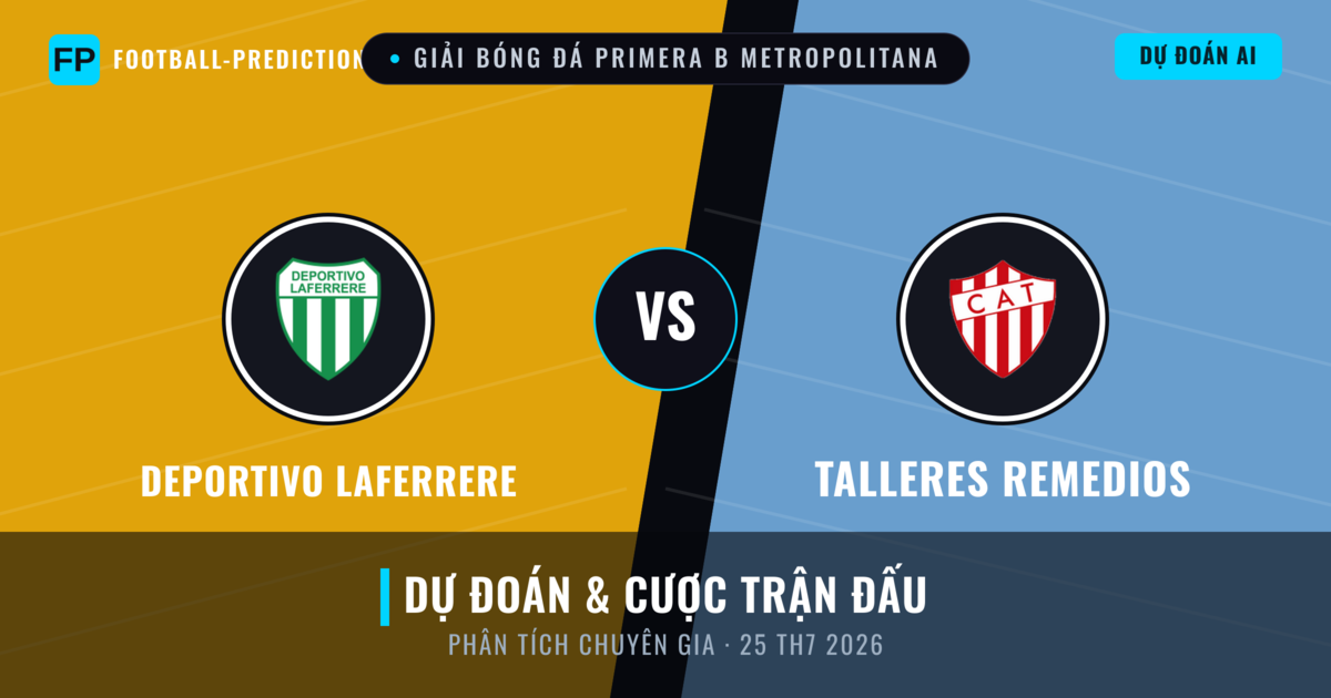 Deportivo Laferrere vs Talleres Remedios — dự đoán và xem trước trận đấu