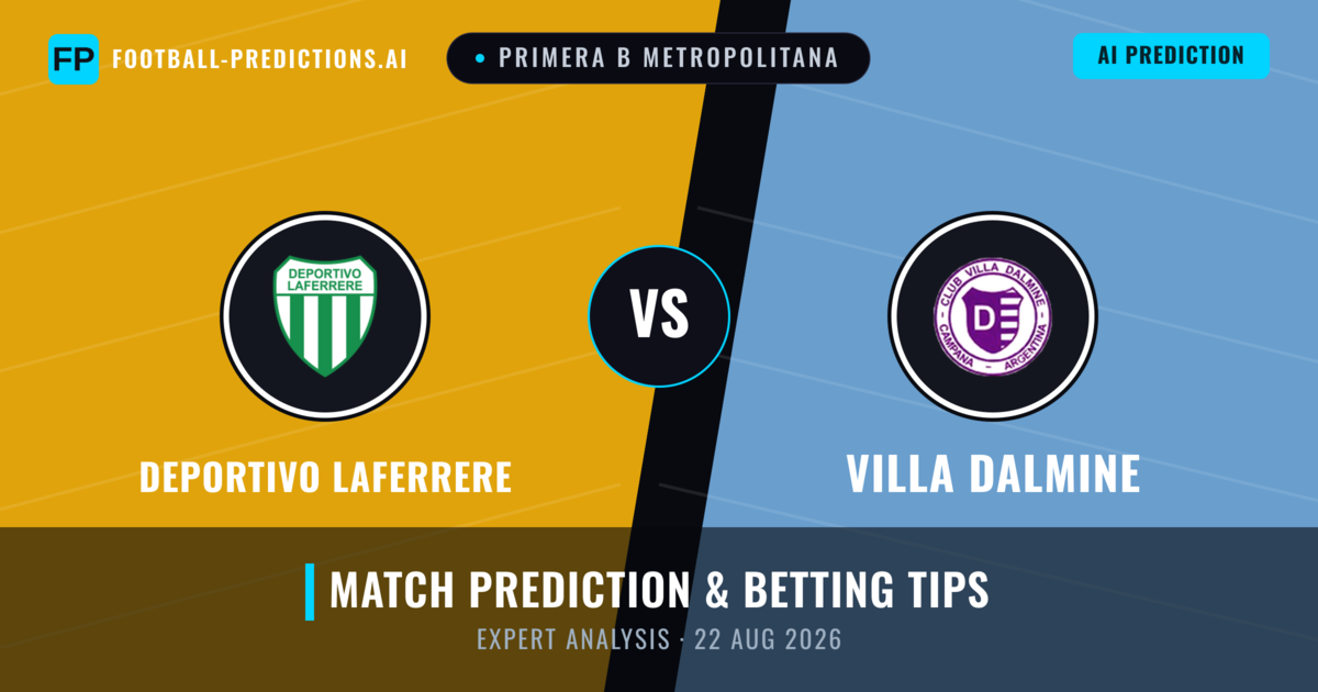 Deportivo Laferrere vs Villa Dalmine — match prediction & preview