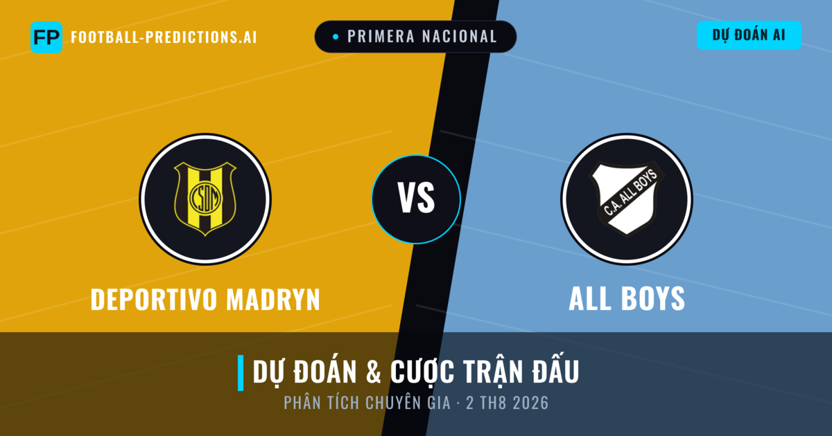 Deportivo Madryn vs All Boys — dự đoán và xem trước trận đấu