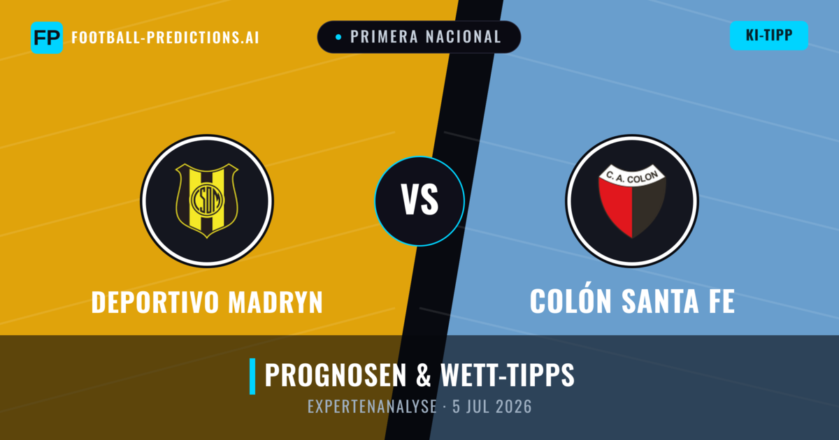 Deportivo Madryn vs Colón Santa Fe — Prognose und Spielvorschau