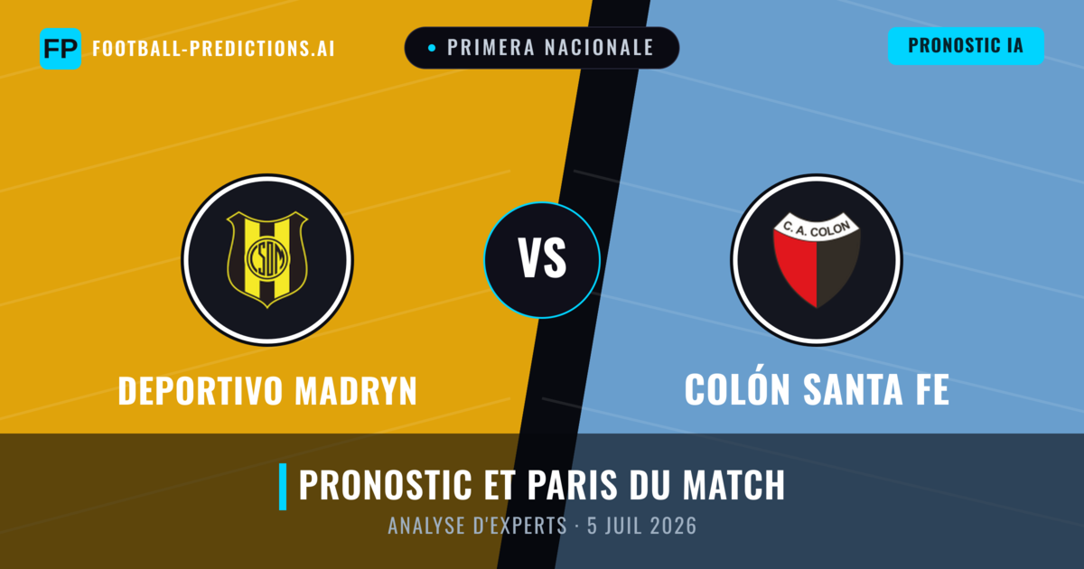 Deportivo Madryn vs Colón Santa Fe — pronostic et avant-match