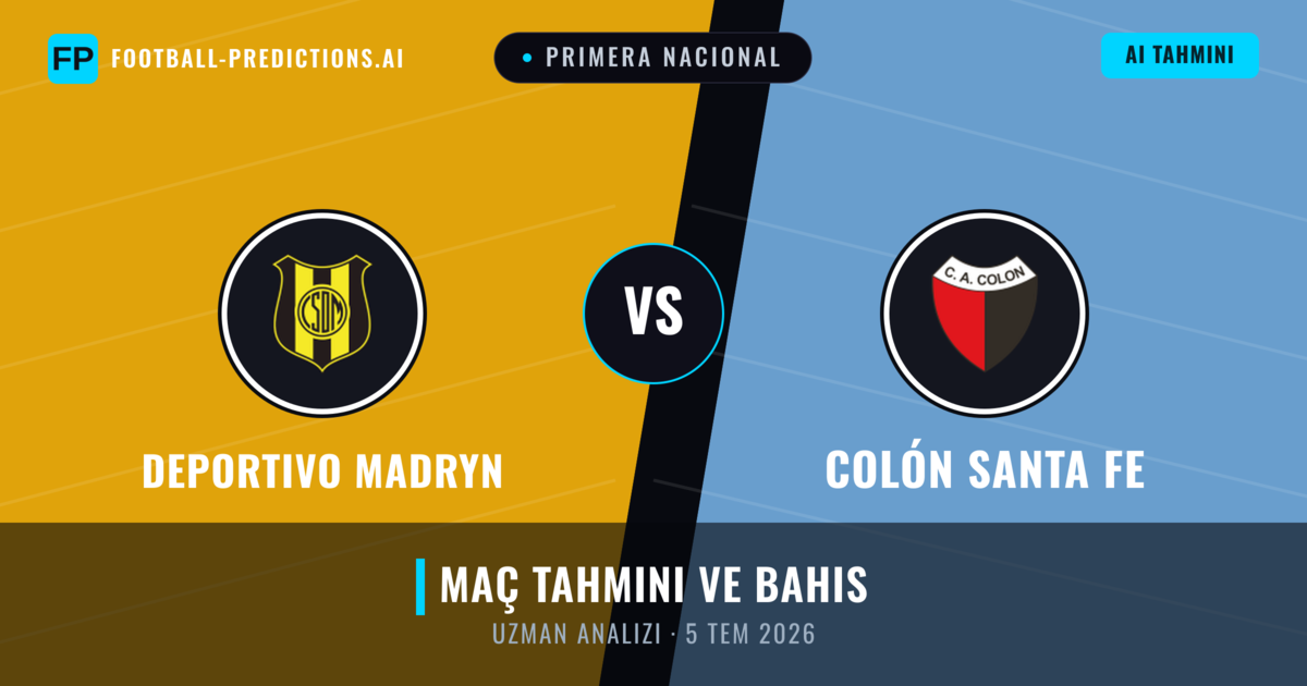 Deportivo Madryn - Colón Santa Fe — maç tahmini ve önizleme