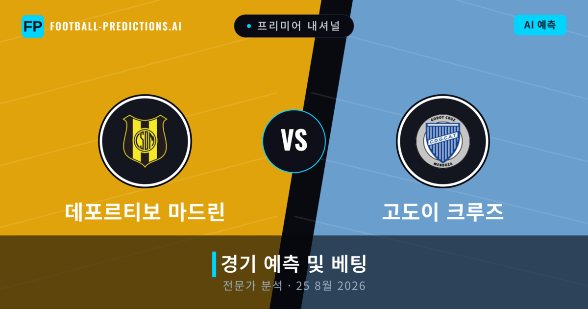 데포르티보 마드린 대 고도이 크루즈 — 경기 예측 및 프리뷰