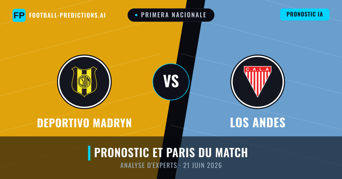 Deportivo Madryn vs Los Andes — pronostic et avant-match