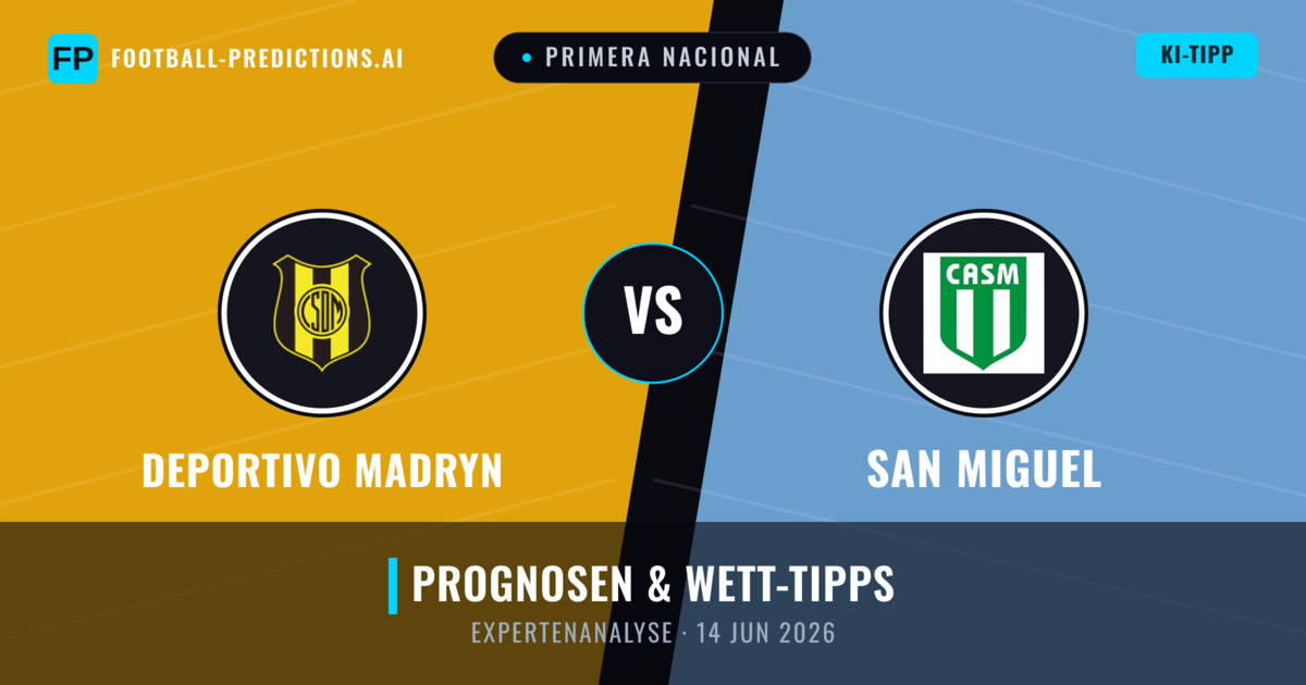 Deportivo Madryn vs San Miguel — Prognose und Spielvorschau