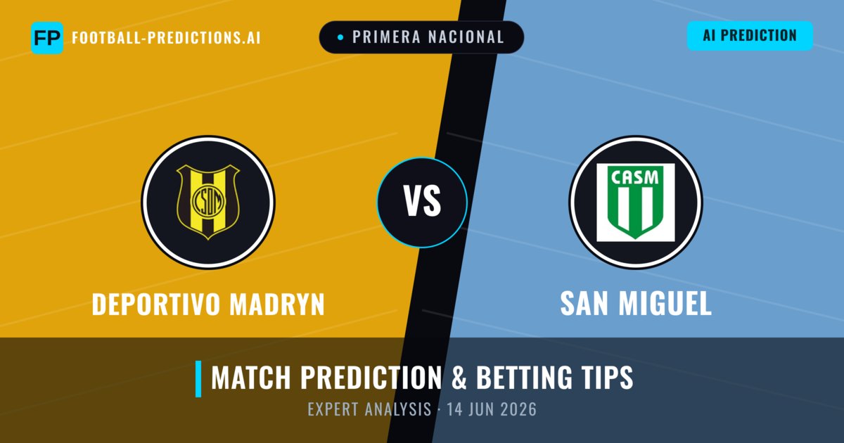 Deportivo Madryn vs San Miguel — match prediction & preview
