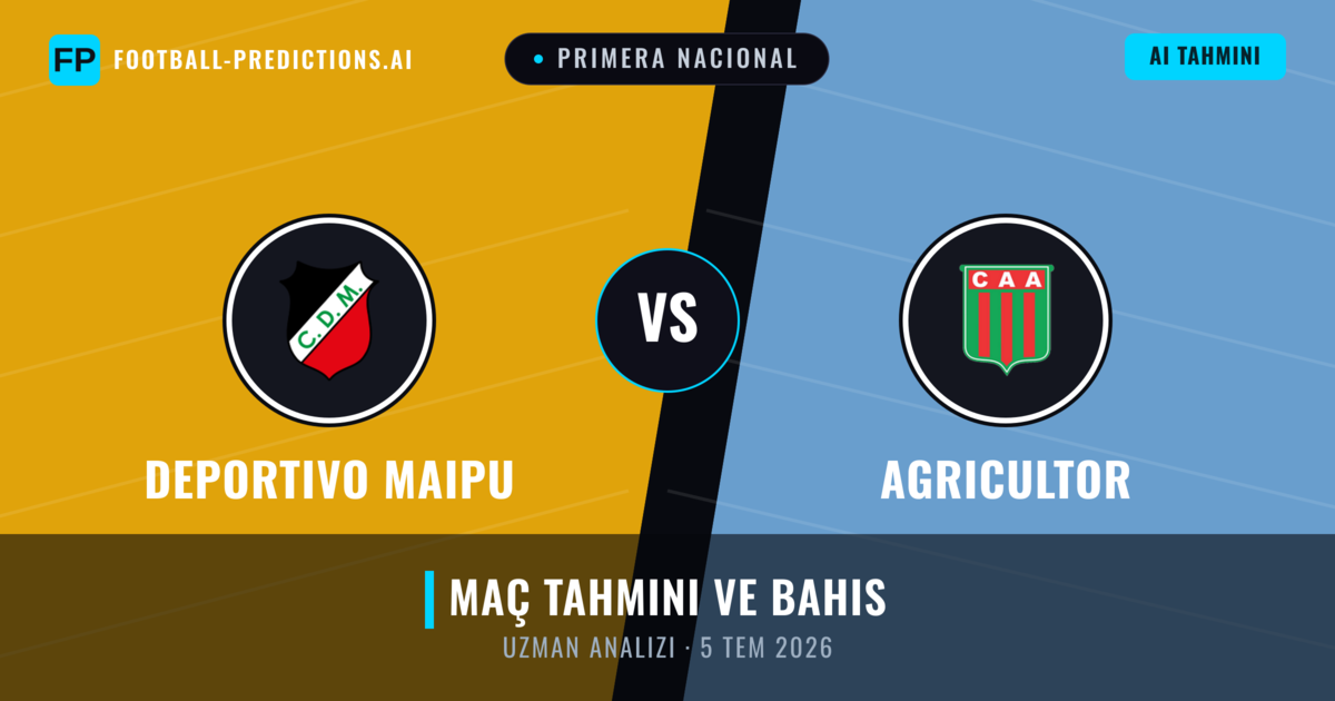 Deportivo Maipu - Agricultor — maç tahmini ve önizleme