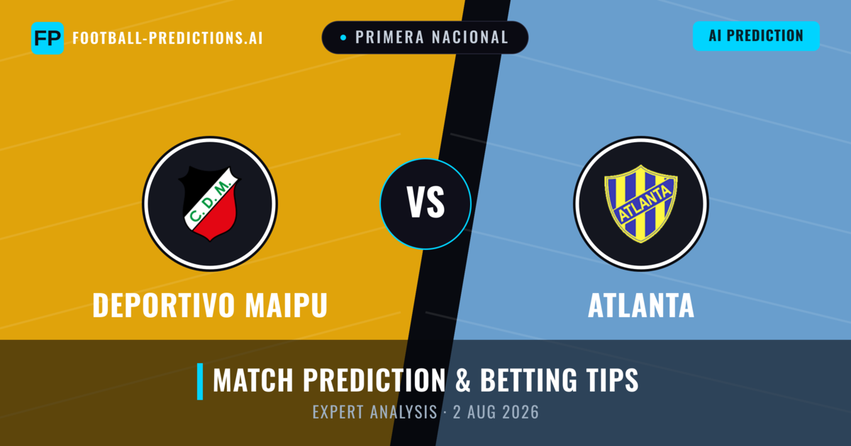 Deportivo Maipu vs Atlanta — match prediction & preview