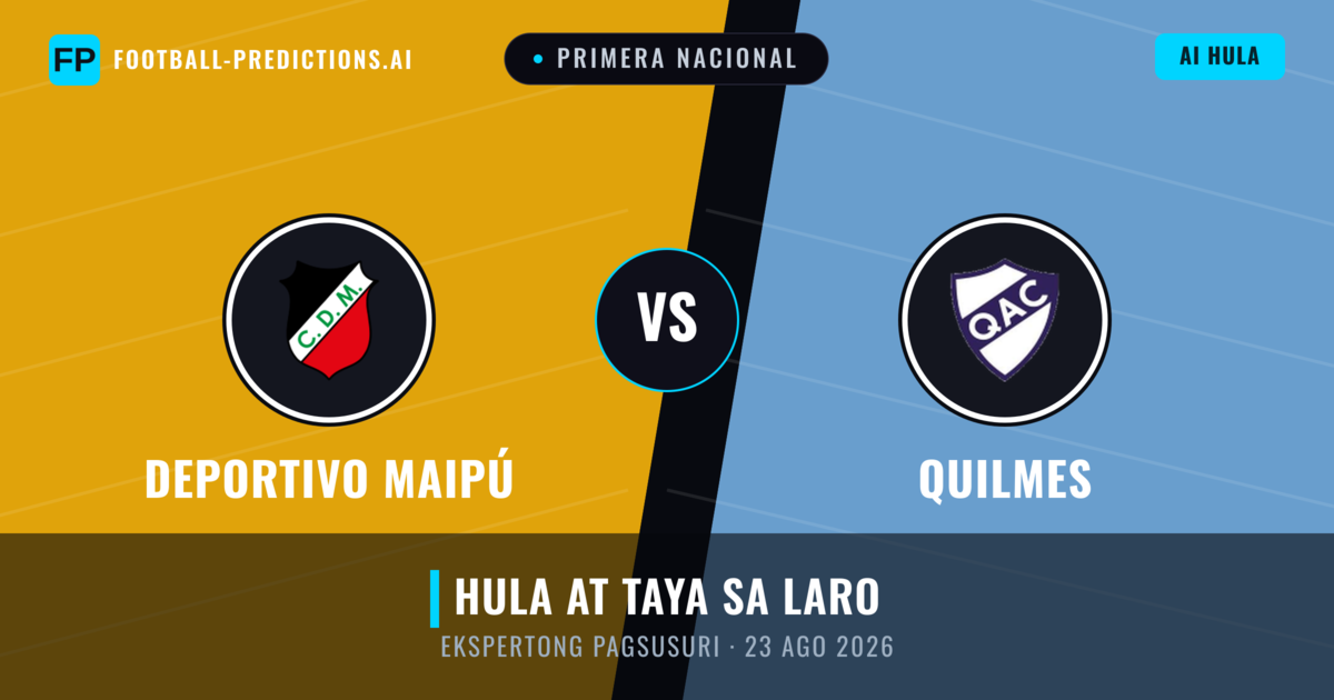 Deportivo Maipú vs Quilmes — hula at preview ng laban