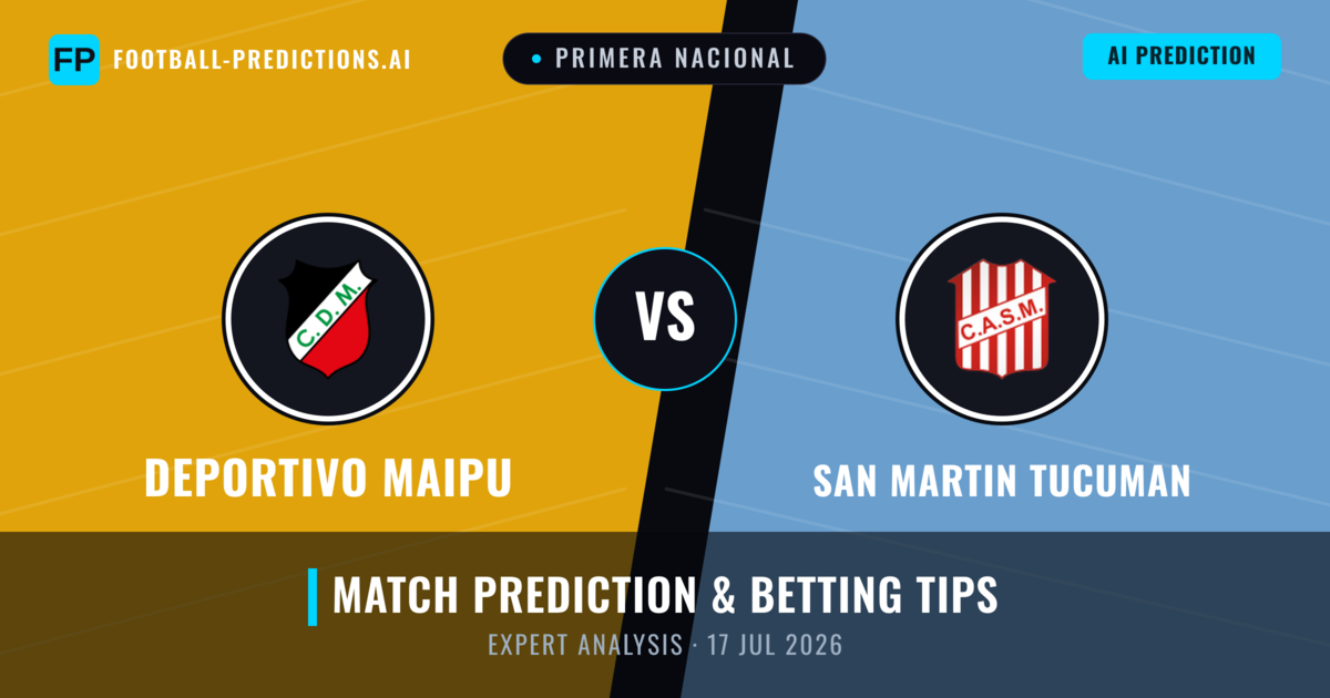 Deportivo Maipu vs San Martin Tucuman — match prediction & preview